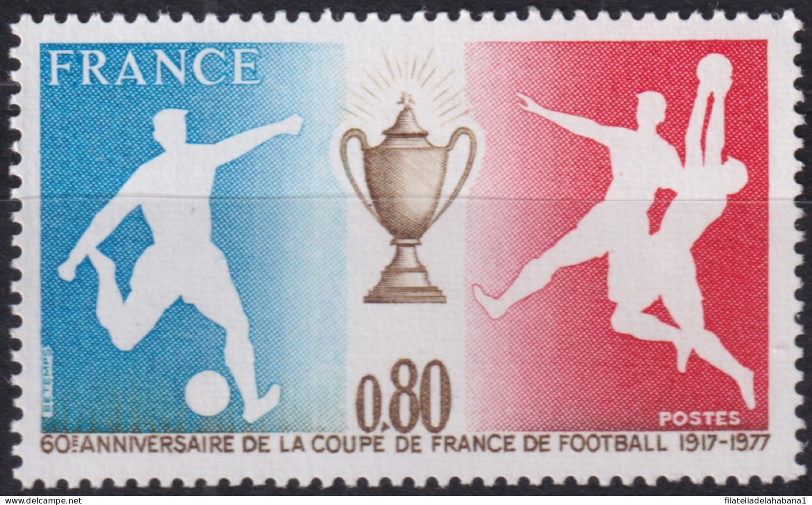 F-EX48297 FRANCE MNH 1978 SOCCER WORLD CHAMPIONSHIP CUP.  - Nuevos