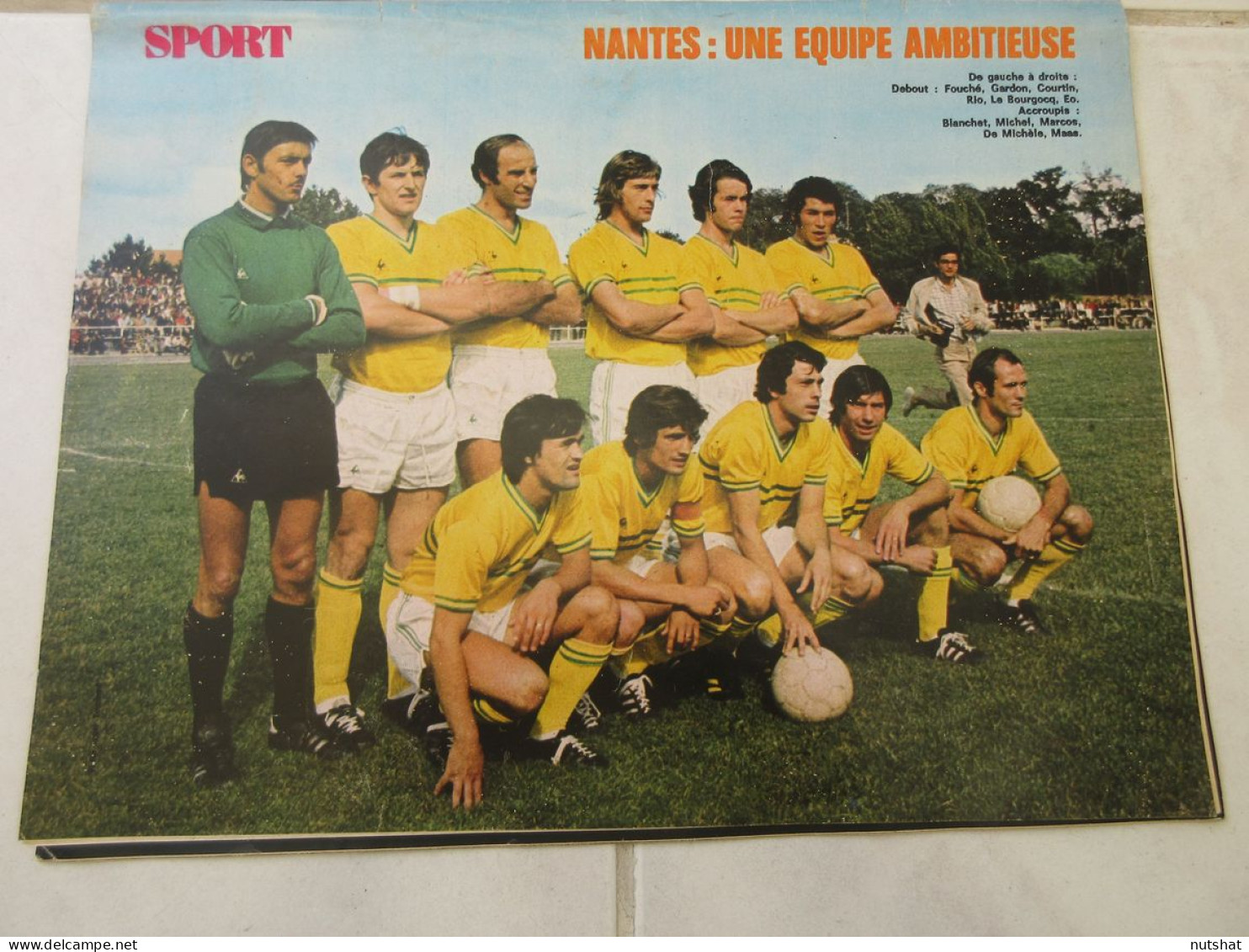 SPORT Et Son POSTER 29 25.08.1971 VELO HEZARD FOOT PHOTO EQUIPE NANTES BREST     - Sport