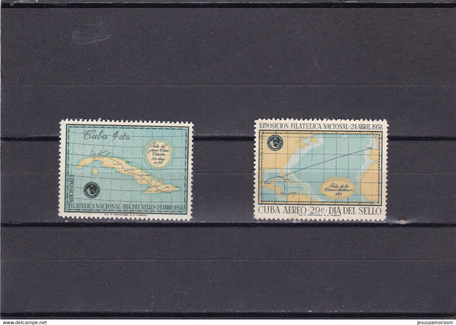 Cuba Nº 478 Y A180 Con Carnela - Unused Stamps