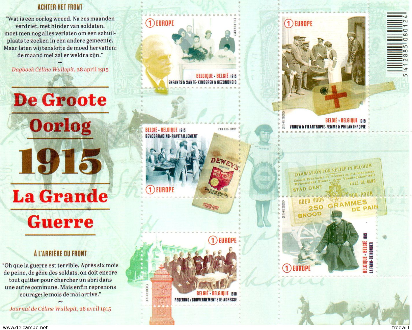 La Grande Guerre - De Groote Oorlog  2015 XXX - 2002-… (€)