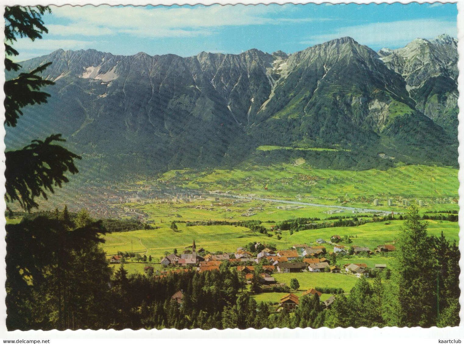 Sistrans In Tirol - Blick Auf Innsbruck Und Nordkette - (Österreich/Austria) - Innsbruck