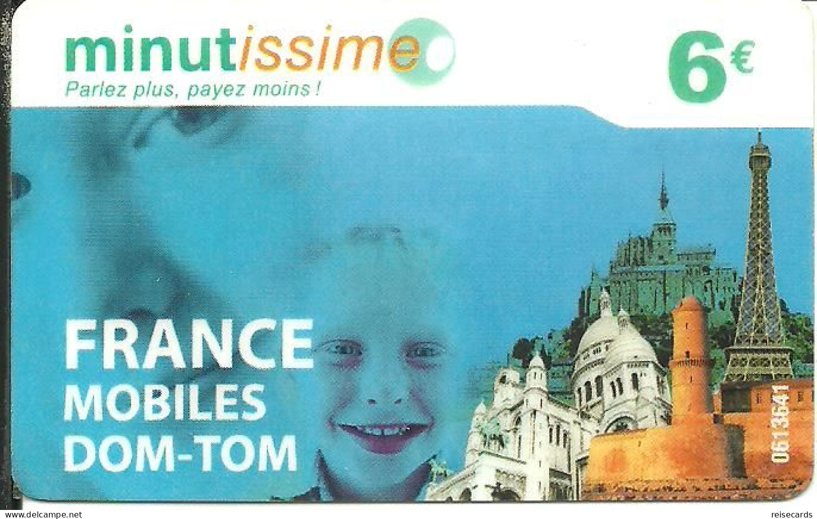 France: Prepaid 9 Telecom - Minutissme, DOM-TOM Mobile - Sonstige & Ohne Zuordnung