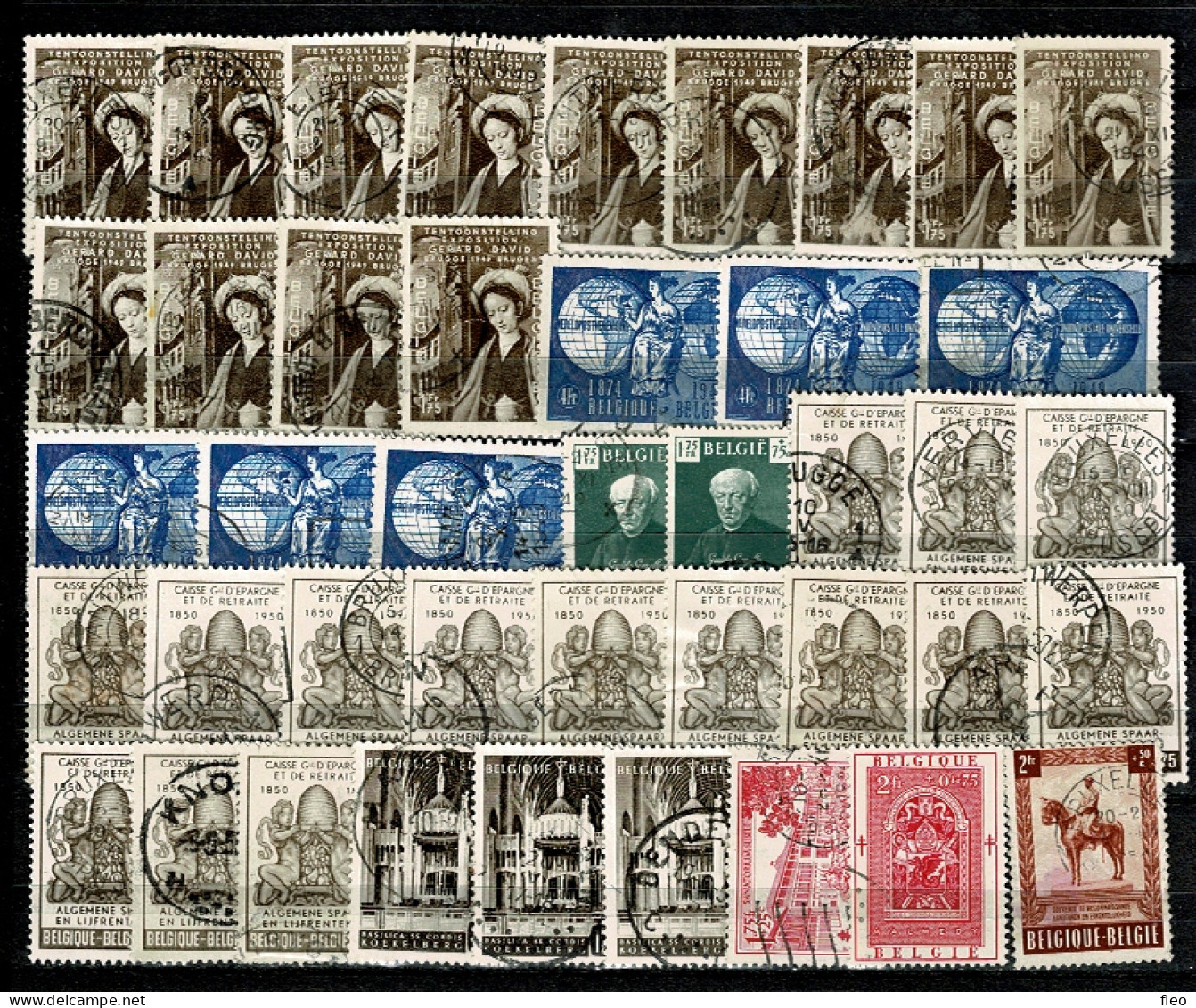 1949/54 811 812 813 826 876 904 938 (42 Timbres°) - Gebraucht