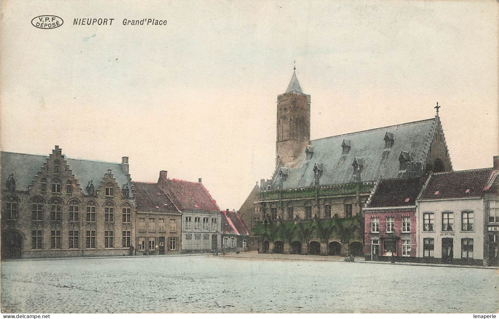 D6402 Nieuport Grand Place Colorisée - Nieuwpoort