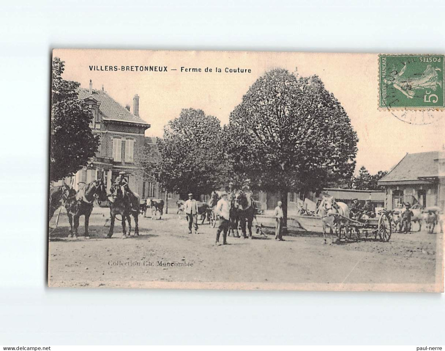 VILLERS BRETONNEUX : Ferme De La Couture - état - Villers Bretonneux