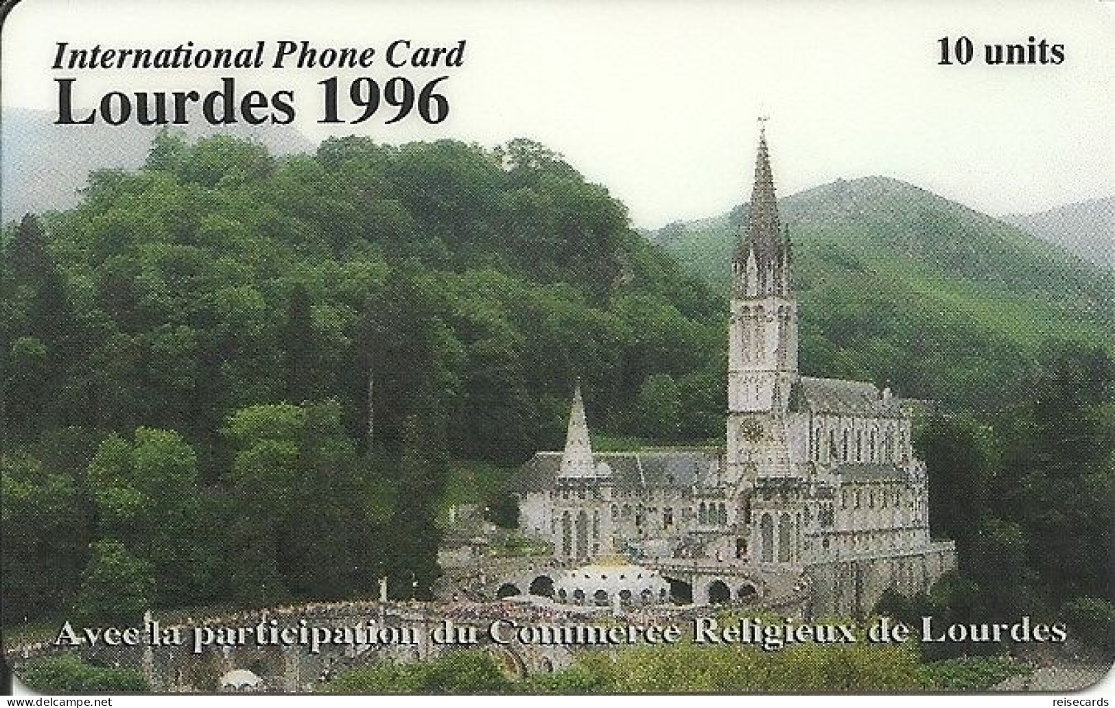 France: Prepaid MCI - Lourdes, The Sanctuary Of Our Lady - Autres & Non Classés