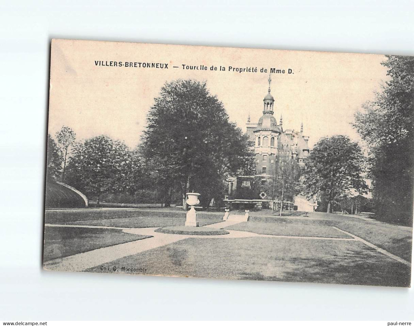 VILLERS BRETONNEUX : Tourelle De La Propriété De Mme D - Très Bon état - Villers Bretonneux