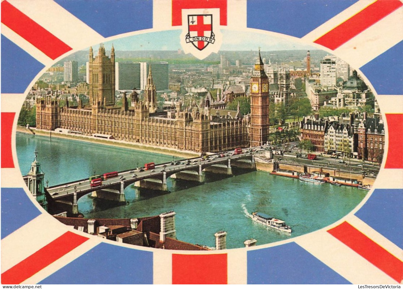 ROYAUME-UNI - Angleterre - London - The Houses Of Parliament And Westminster Bridge - Carte Postale - Houses Of Parliament