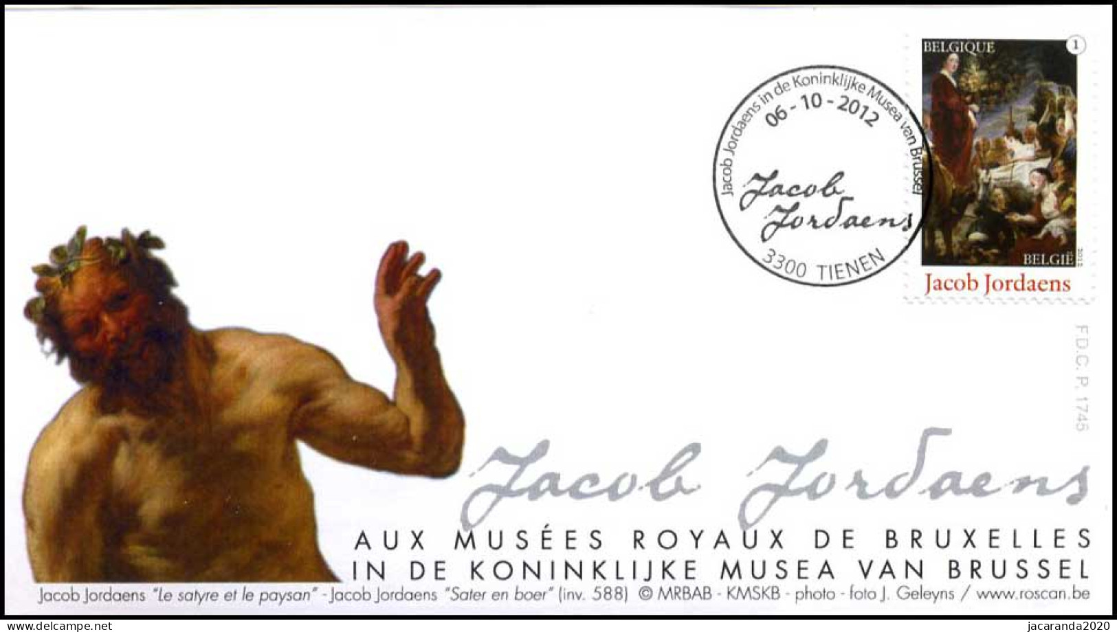 4278 - FDC - Jacob Jordaens P1745 - 2011-2014