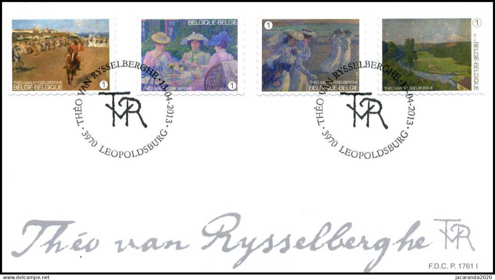 4323/32 - FDC - Theo Van Rysselberghe P - 2011-2014