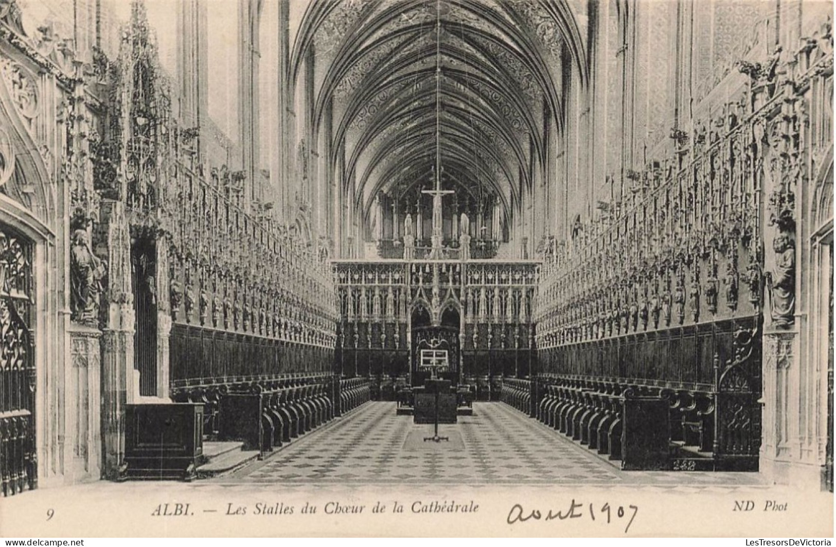 FRANCE - Albi - Les Stalles Du Chœur De La Cathédrale - Vue à L'intérieure De La Cathédrale  - Carte Postale Ancienne - Albi