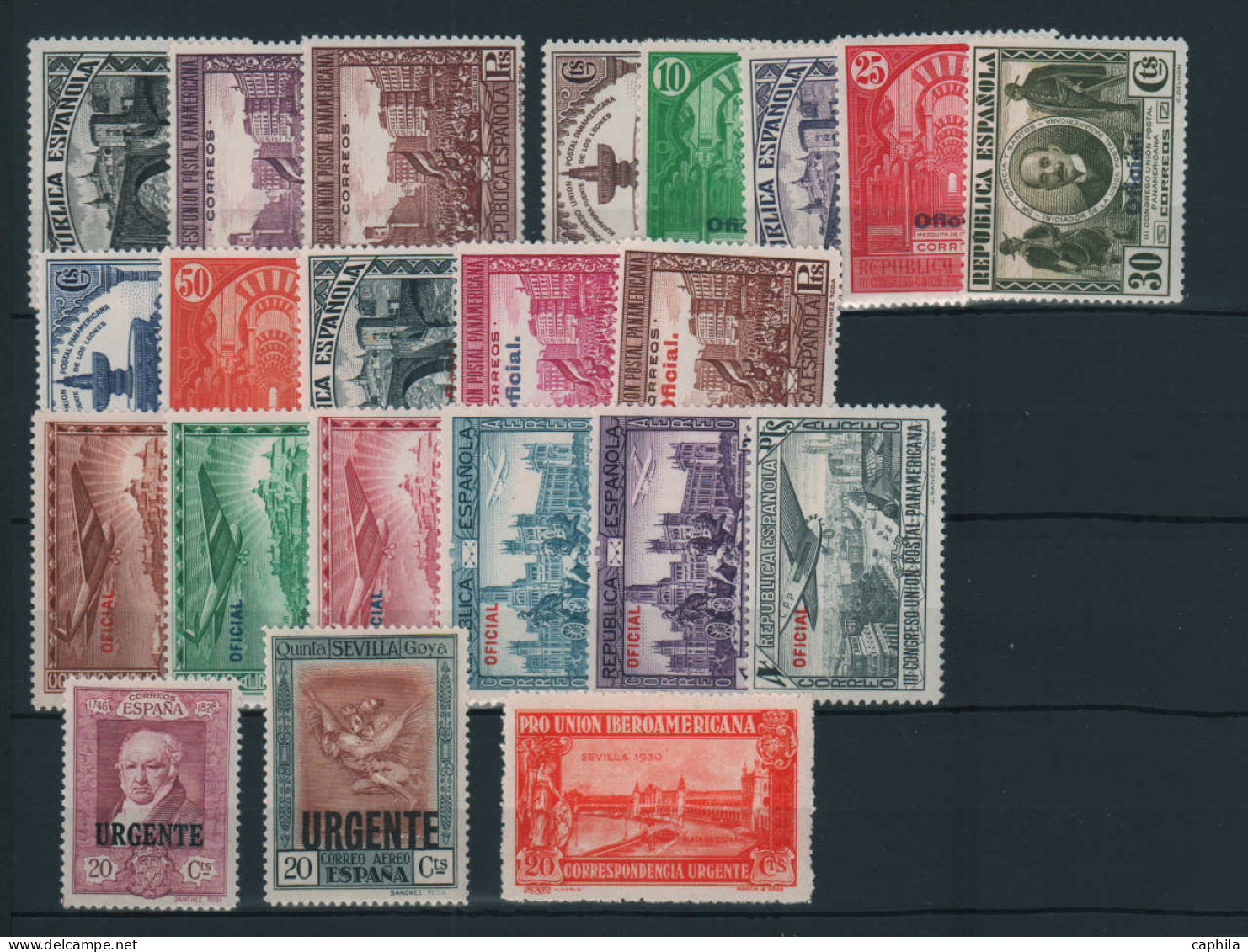 - ESPAGNE, 1930/1931, X, En Pochette - Cote : 490 € - Collezioni