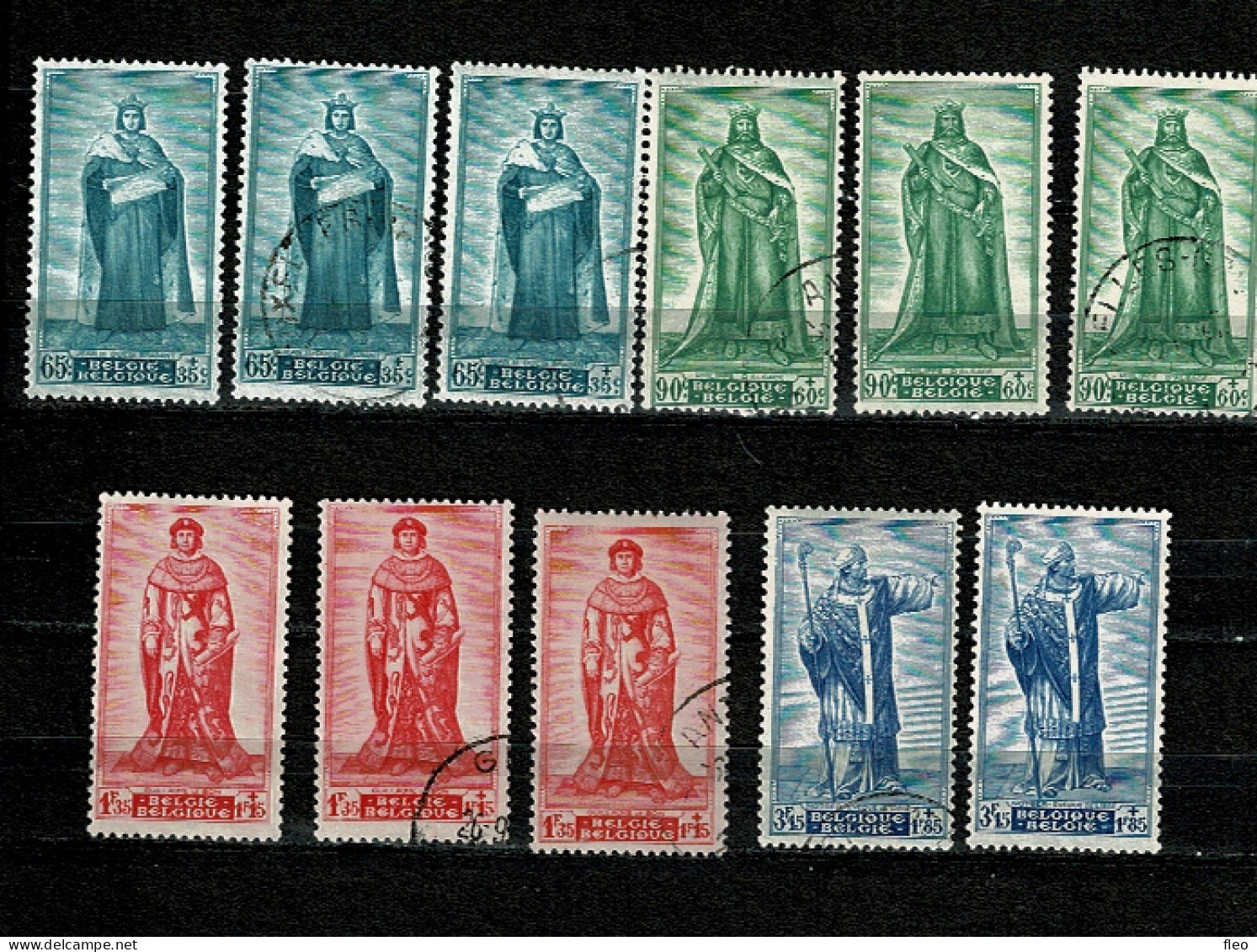 1947 751/754 °+* (11 Timbres) : SENAAT II - Usados