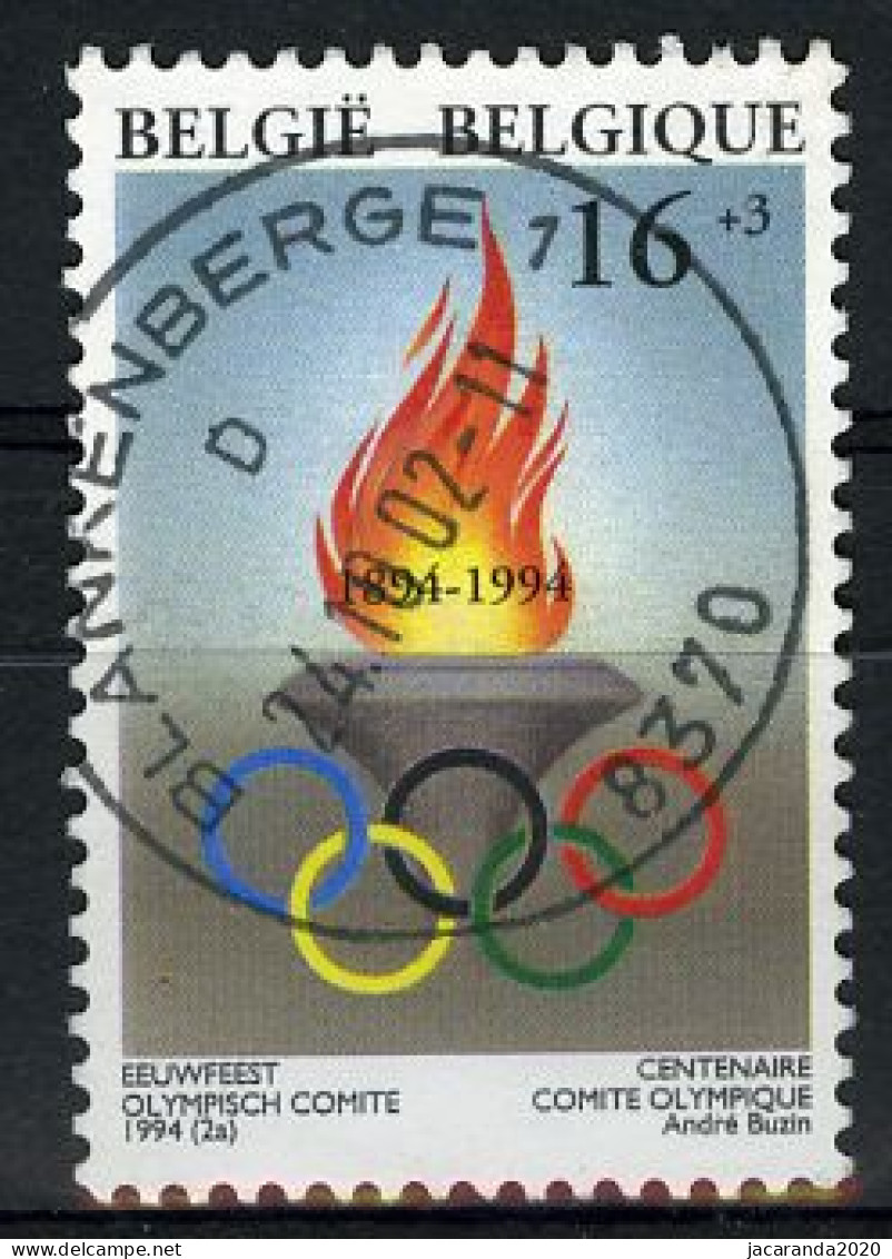 België 2540 - Sport - Olympische Vlam - Gestempeld - Oblitéré - Used  - Gebruikt