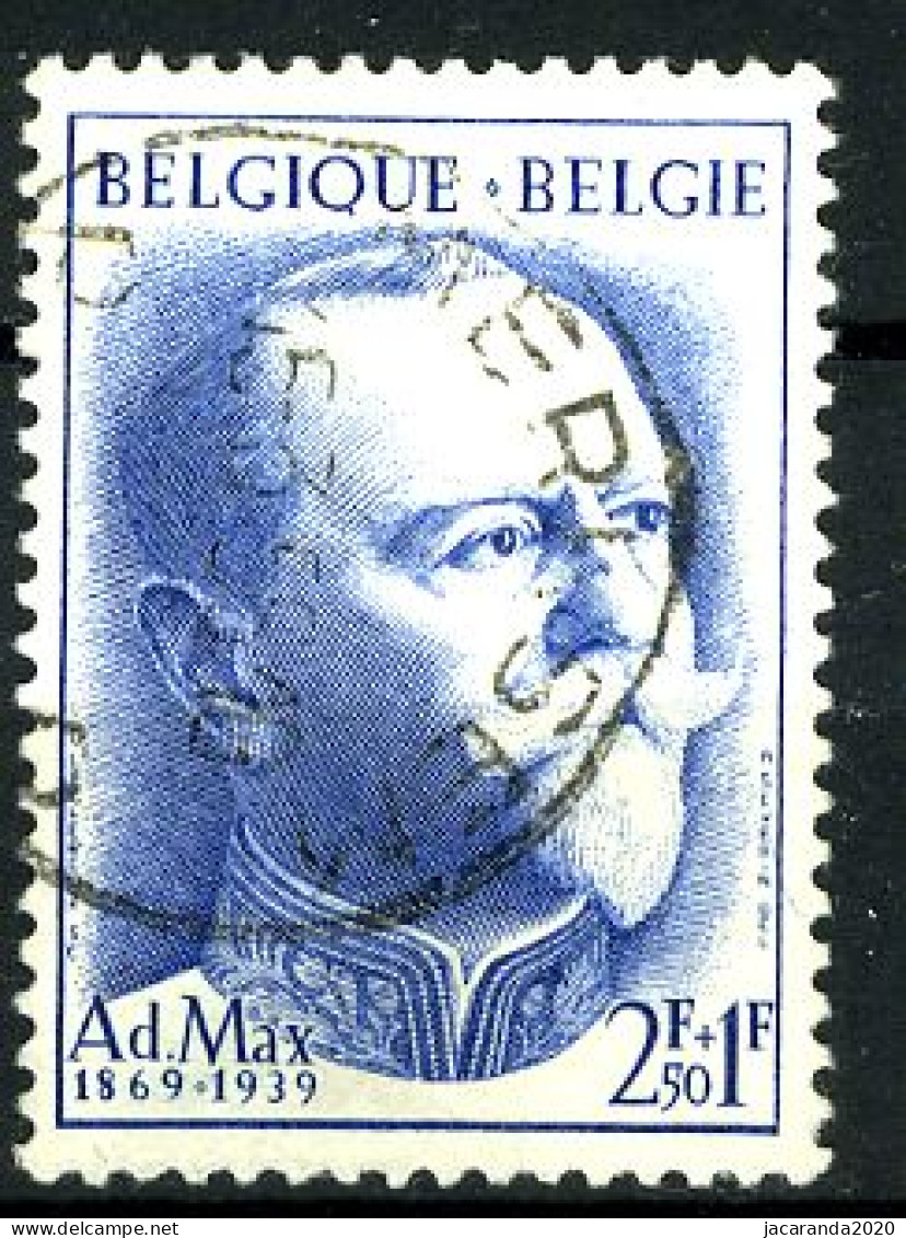 België 1037 - Adolphe Max - Gestempeld - Oblitéré - Used - Gebraucht