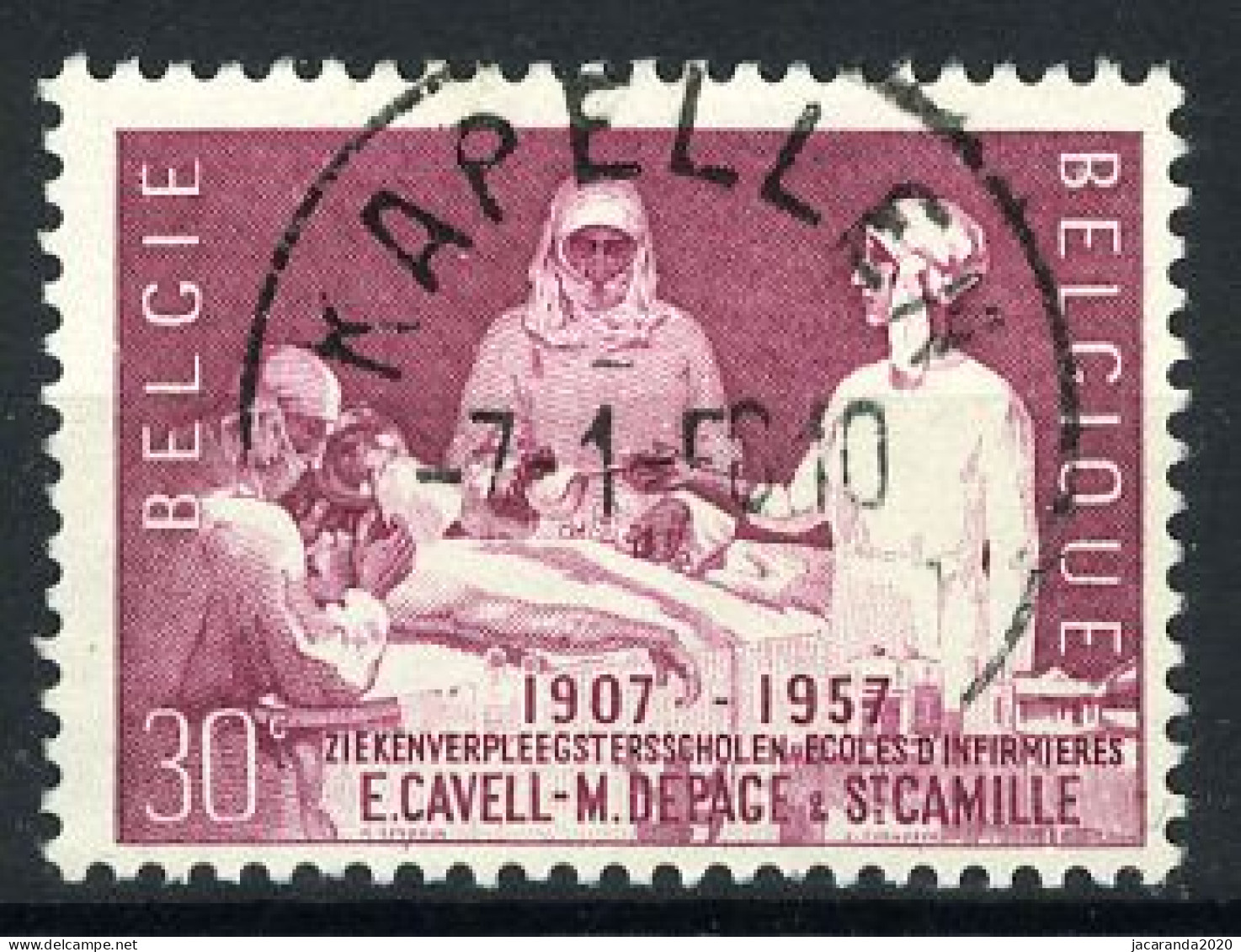België 1038 - Verpleegsterschool - Gestempeld - Oblitéré - Used - Used Stamps