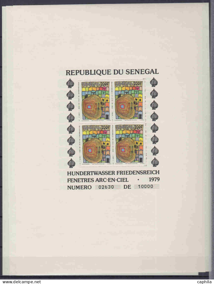 - SENEGAL, 1960/1990, XX, n°198/884 + PA 31/165 + BF 2/35 + S 1/21 + T 32/44 (sauf 436A + PA 158A/D), en pochette - Cote