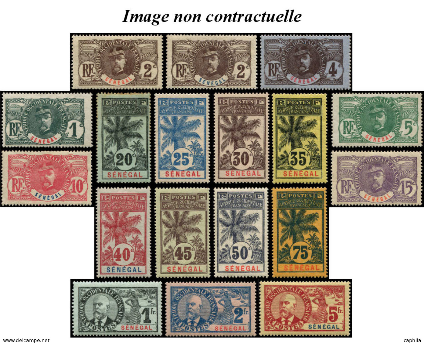 - COLONIES SERIES, 1906/1907, X, Palmiers, Poste, 96 Valeurs Complet - Cote : 2787 € - Unclassified