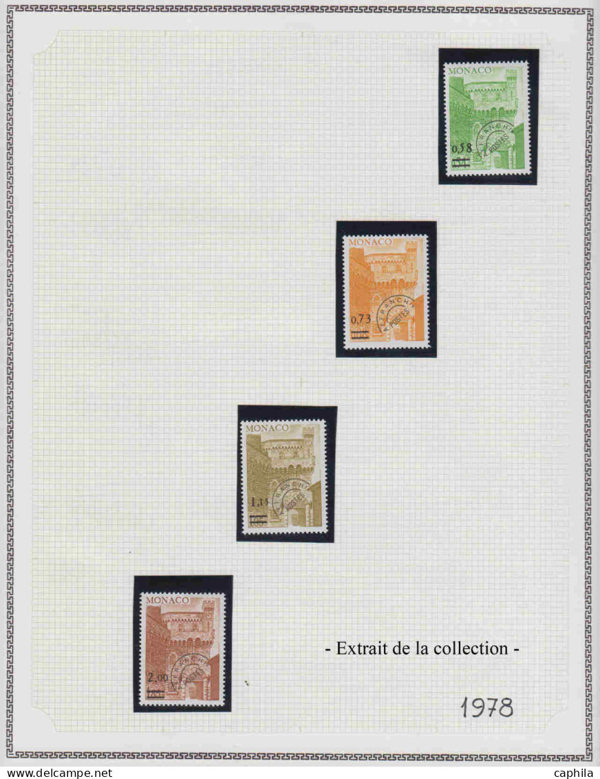 - MONACO, 1965/2005, XX, n° 664/2527 + Pa + Bf, en 2 albums - Cote : 6200 €