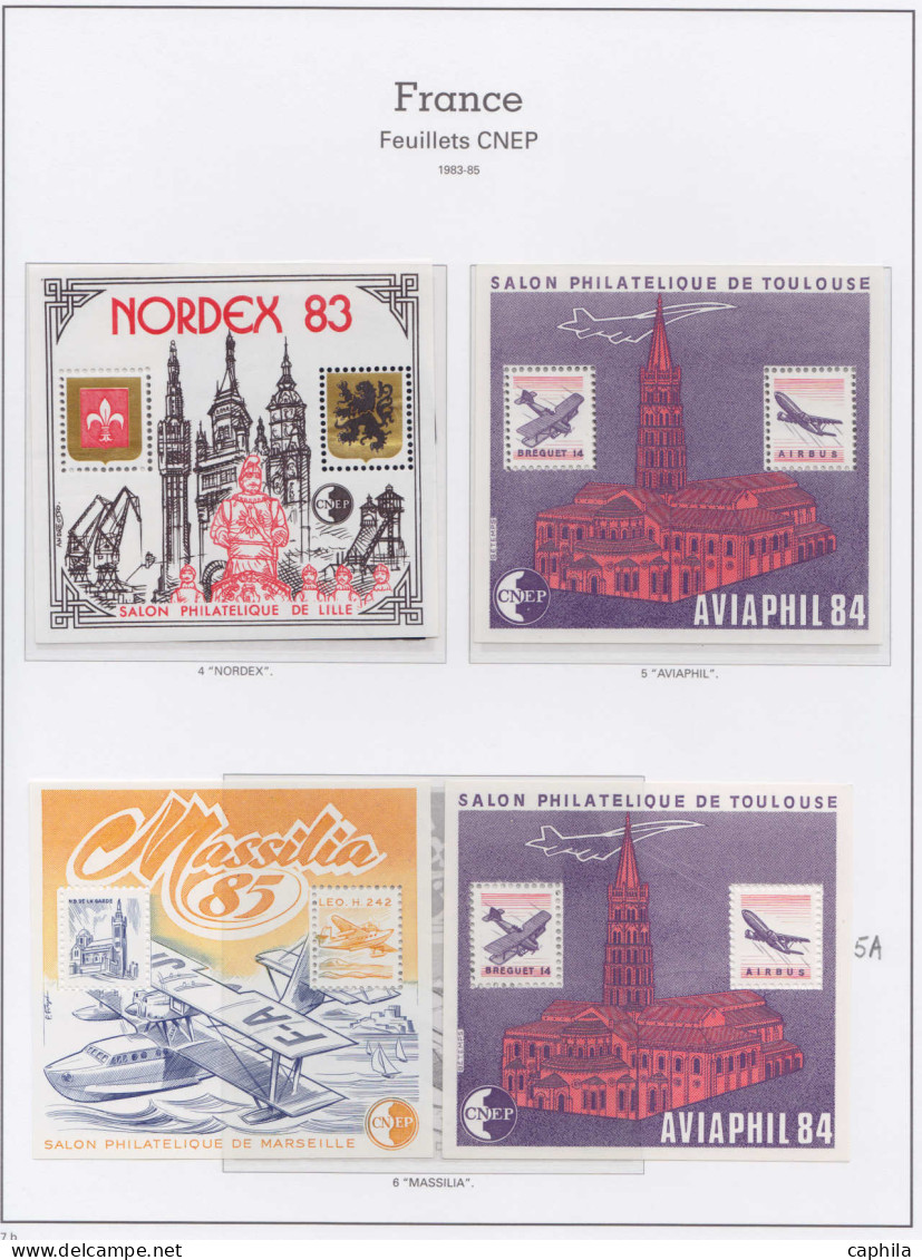 FRANCE - BLOCS CNEP, 1946/2009, XX, N° 1A/54 Complet, En Pochette - Cote : 1485 € - CNEP