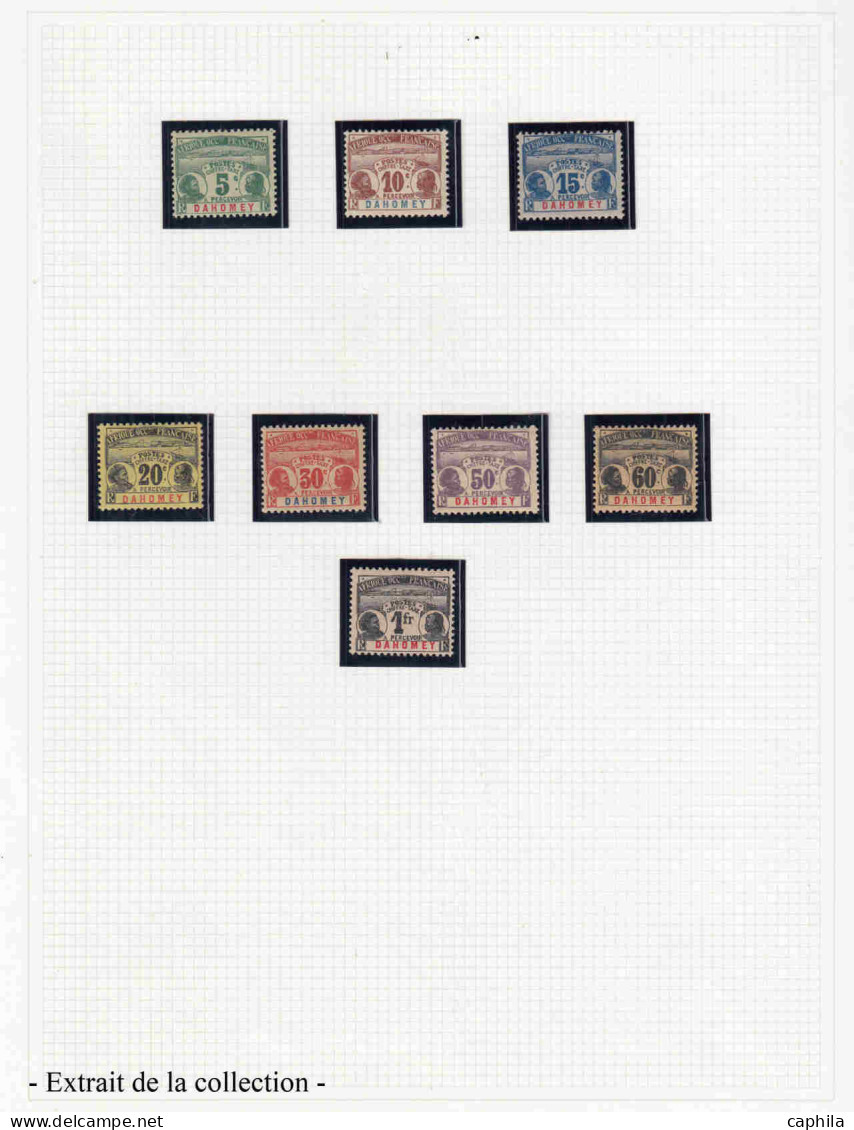 - COLONIES SERIES, 1906/1956, X, Complet Dont Palmiers, Révolution…, En 2 Albums Davo - Cote : 10800 € - Non Classés