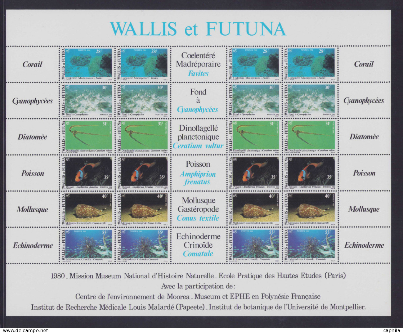 - WALLIS & FUTUNA, 1980/2004, Lot De Feuilles Complètes, Entre Le N°259 Et 627 + PA 151 Et 217, En Album Safe - Cote : 5 - Lots & Serien