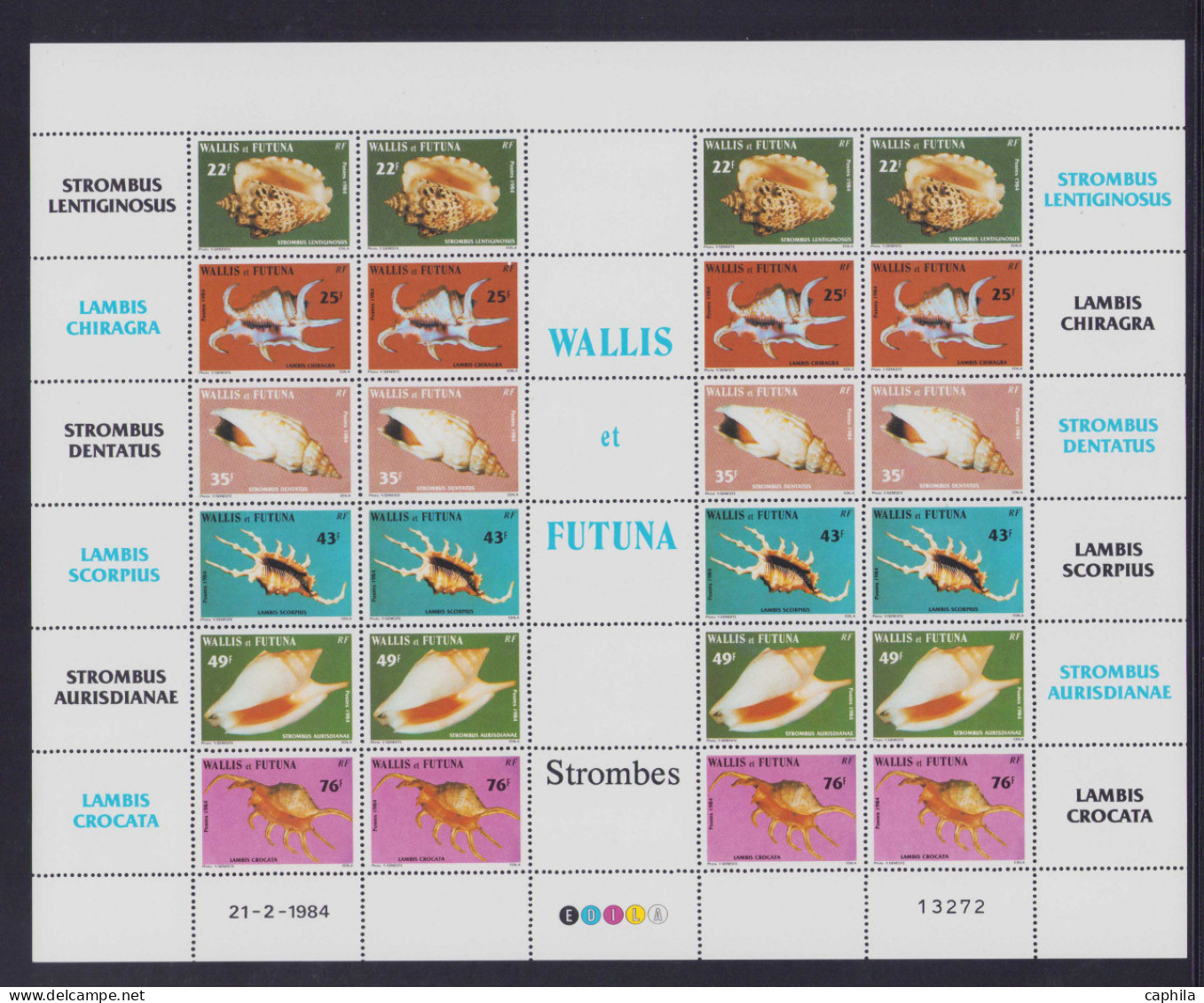 - WALLIS & FUTUNA, 1980/2004, Lot De Feuilles Complètes, Entre Le N°259 Et 627 + PA 151 Et 217, En Album Safe - Cote : 5 - Collections, Lots & Series