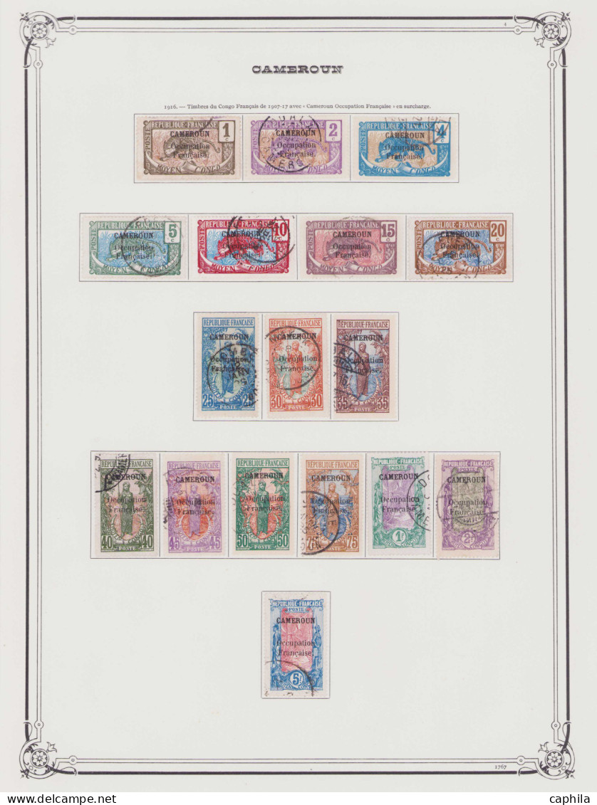 - CAMEROUN, 1916/1955, X, Obl., Majorité Oblitérés, N°67/304 + PA 1/48 + BF 1, En Pochette - Cote : 2500 € - Other & Unclassified