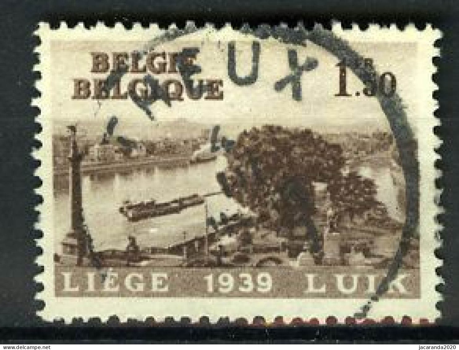 België 486 - De Maas Te Luik - Gestempeld - Oblitéré - Used - Usados