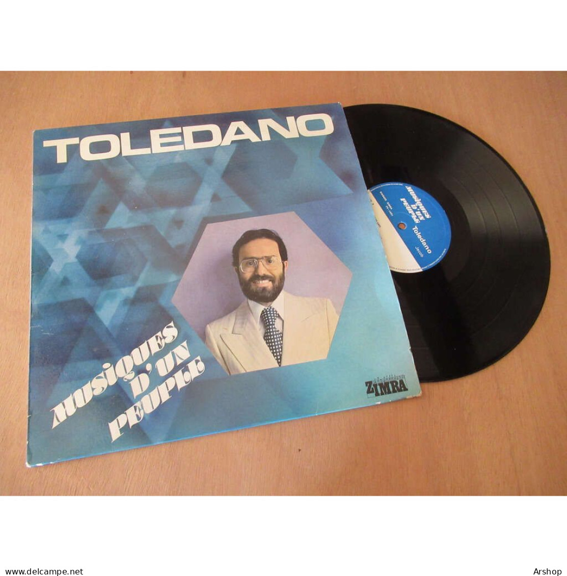 YACOV TOLEDANO Musique D'un Peuple CHANSON ISRAEL - ZIMRA France Lp 1979 Dédicace - World Music