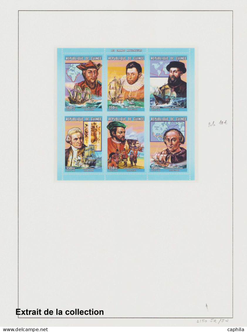 - BATEAUX, XX, timbres + BF, collection en 2 volumes Leuchtturm - Cote : 2200 €