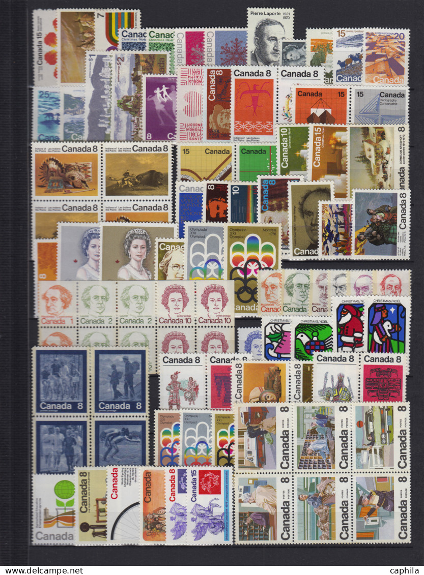 - CANADA, 1951/1991, XX, 10 Exemplaires X, Entre Le N°246 Et 1221, En Pochette - Cote : 1050 € - Collections