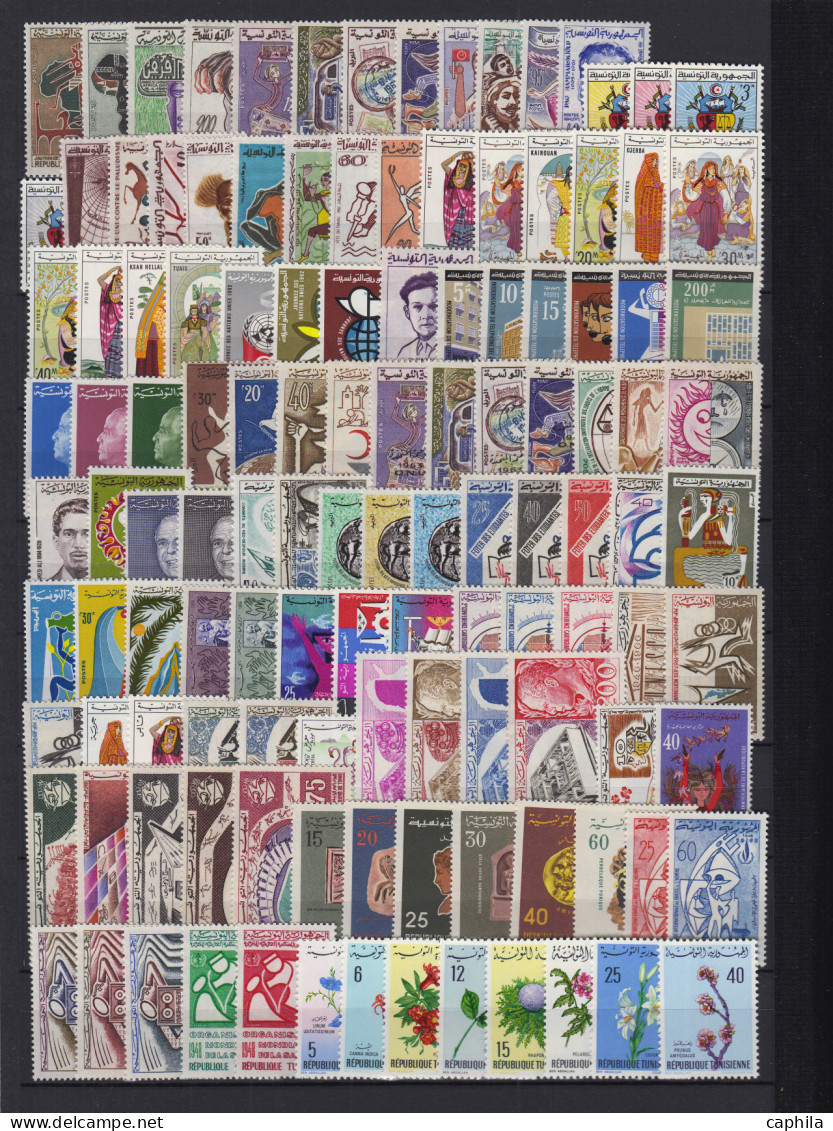 - TUNISIE, 1956/2006, XX, N°402/1582 (dont 1535A Et 1608A) + PA 22/33 + BF 1/38 (D + ND) + T 66/83 + D 1, En Pochette -  - Other & Unclassified