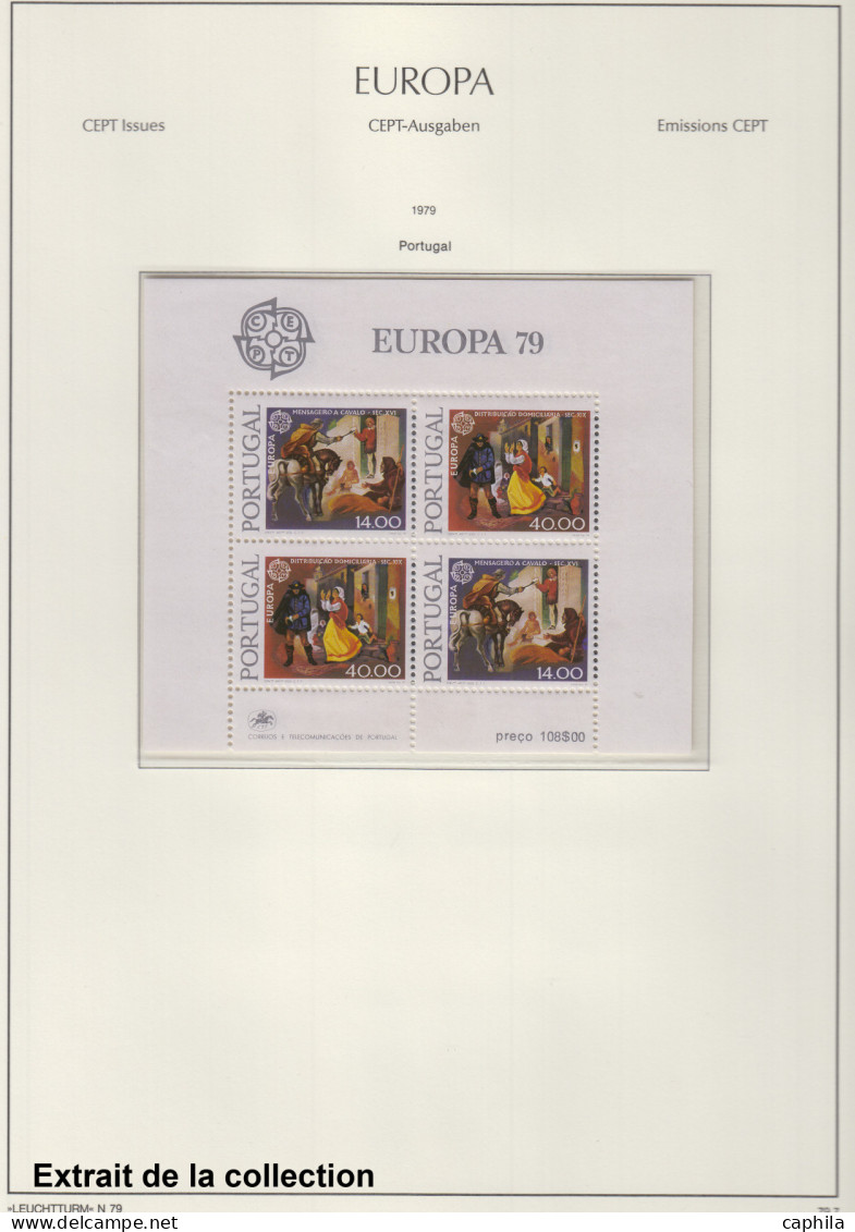 - EUROPA, 1956/1992, XX, complet en 2 albums Leuchtturm - Cote : 7200 €