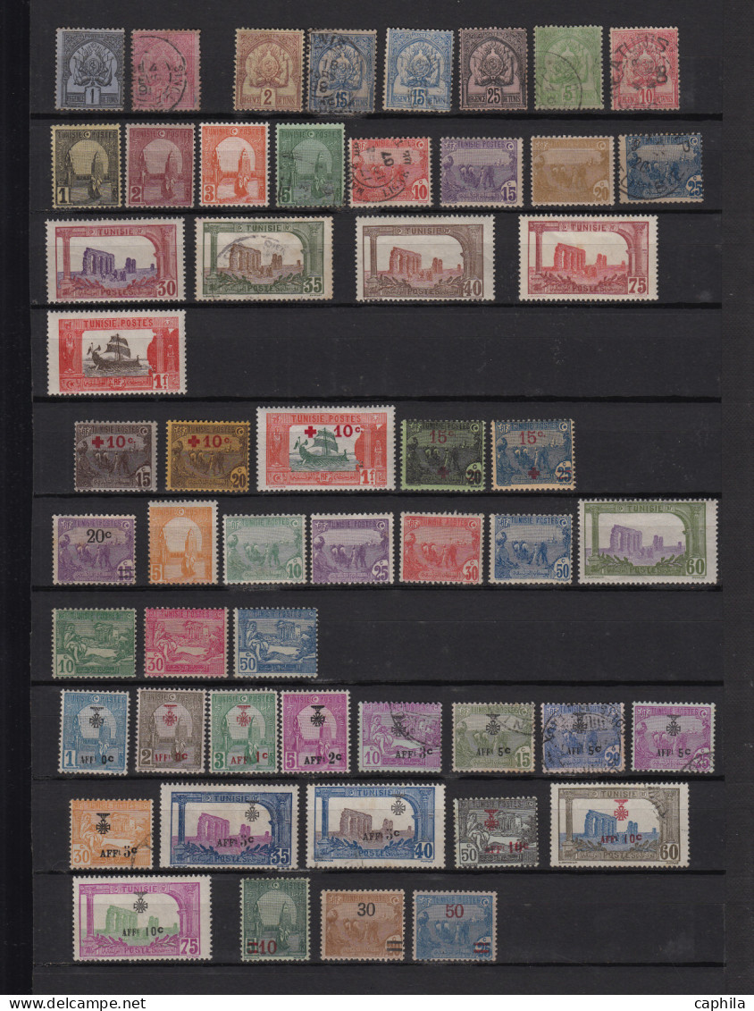 - TUNISIE, 1888/1955, X, Obl., Dont 181/180 En Livret Des Postes De 1931, En Pochette - Cote : 720 € - Sonstige & Ohne Zuordnung