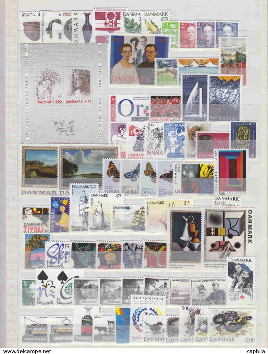 - DANEMARK, 1992/2020, XX, Quasi Complet Entre Le N° 1021 Et 1973 + BF 29/37+43+45, En Album - Cote : 3370 € - Collections