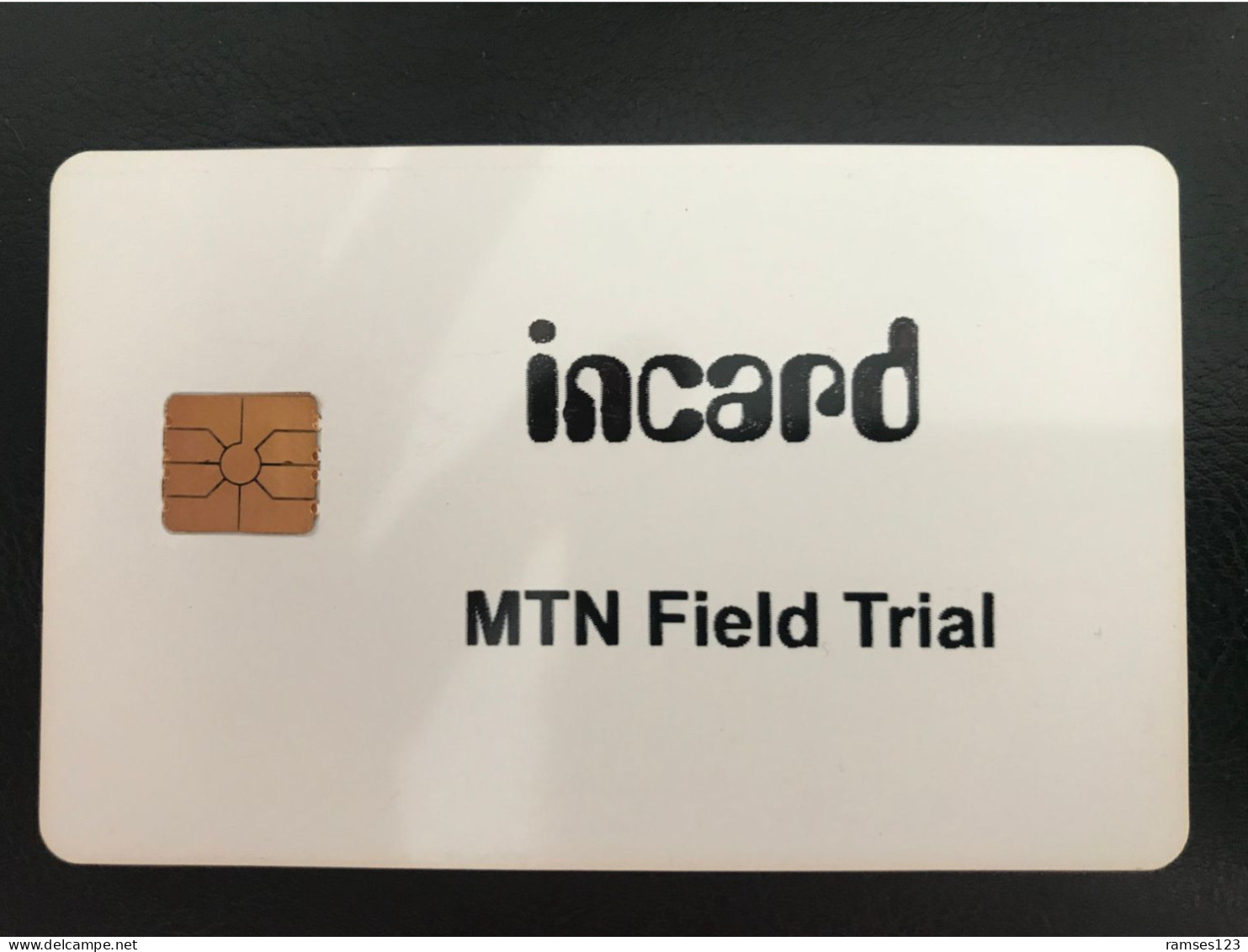 SOUTH AFRICA - Chip - INCARD - MTN Field Trial - VERY RARE - Sudafrica