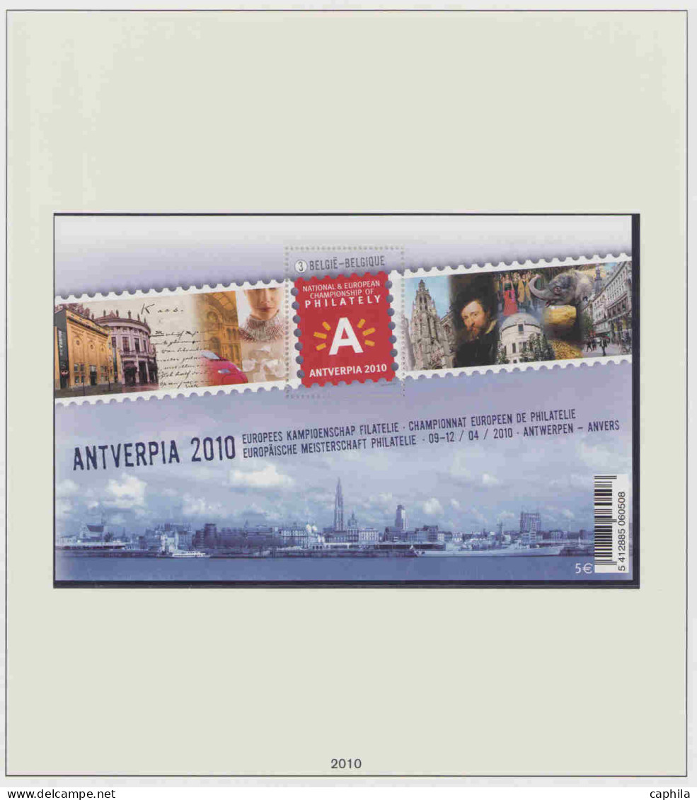 - BELGIQUE, 2010/2013, XX, n° 3964/4362 (sf 4206), dont carnets, en album - Cote : 2120 €