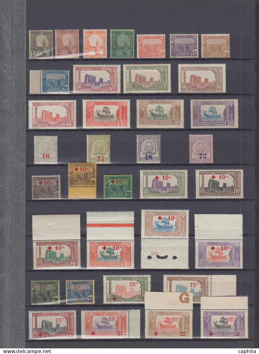 - TUNISIE, 1906/1983, XX, N°29/1005, PA 1/33 + BF 1/19 + Taxe 54/83, En Album - Cote : 4700 € - Other & Unclassified