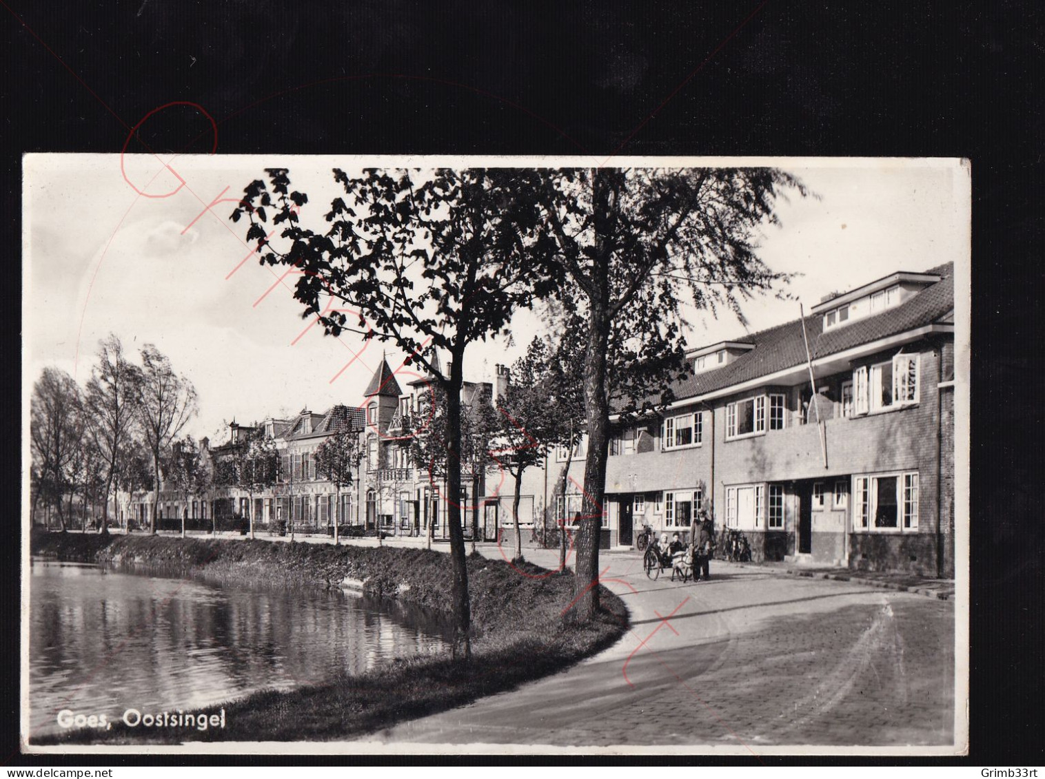 Goes - Oostsingel - Fotokaart - Goes