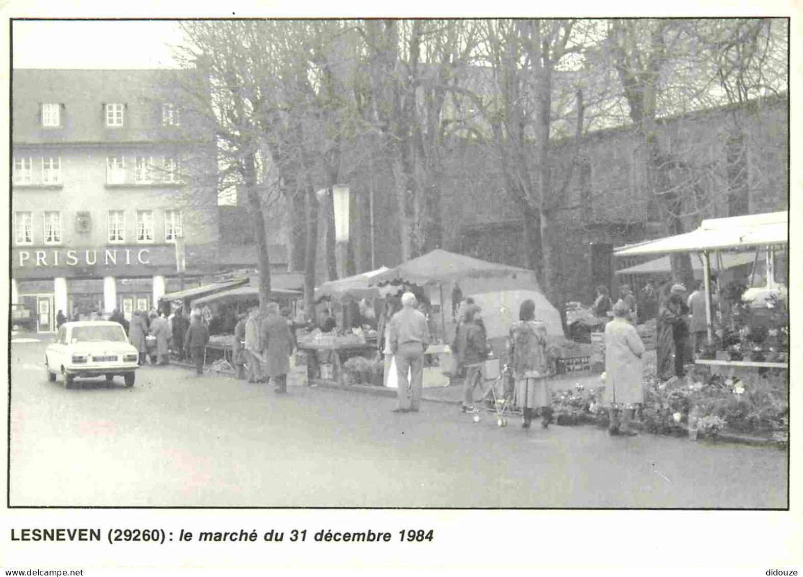 Reproduction CPA - 29 Lesneven - Marché Du 31 Décembre 1984 - Automobiles - CPM - Voir Scans Recto-Verso - Lesneven