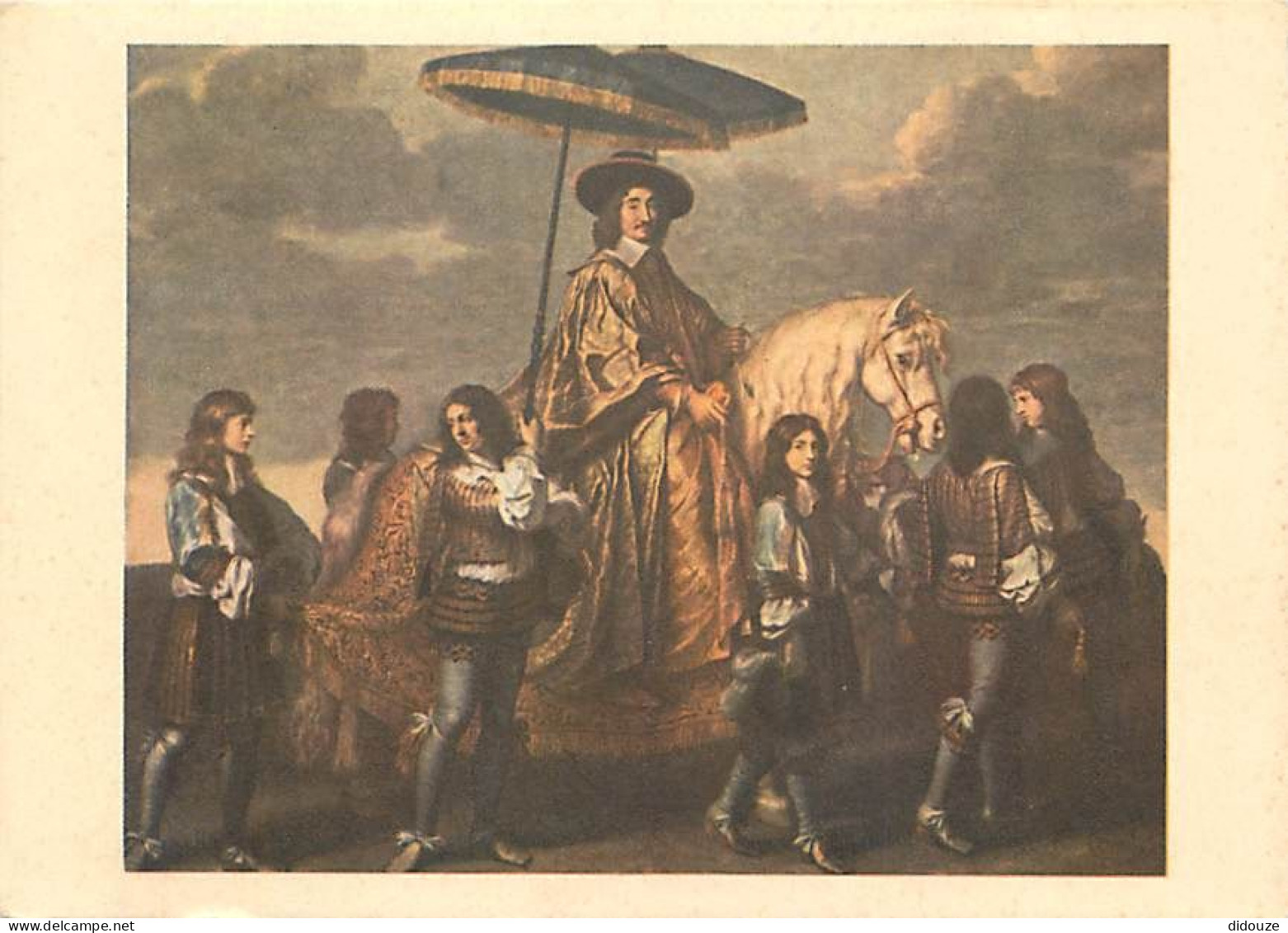 Art - Peinture - Histoire - Charles Lebrun - Le Chancelier Seguier Au Cortège De L'entrée De La Reine Marie-Thérèse à Pa - Histoire