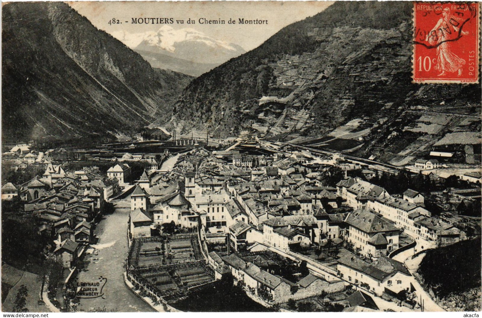 CPA Moutiers Vue Du Chemin De MOntfort (1279798) - Moutiers