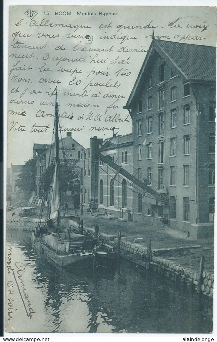 Boom - Moulins Rijpens - 1914 - Boom