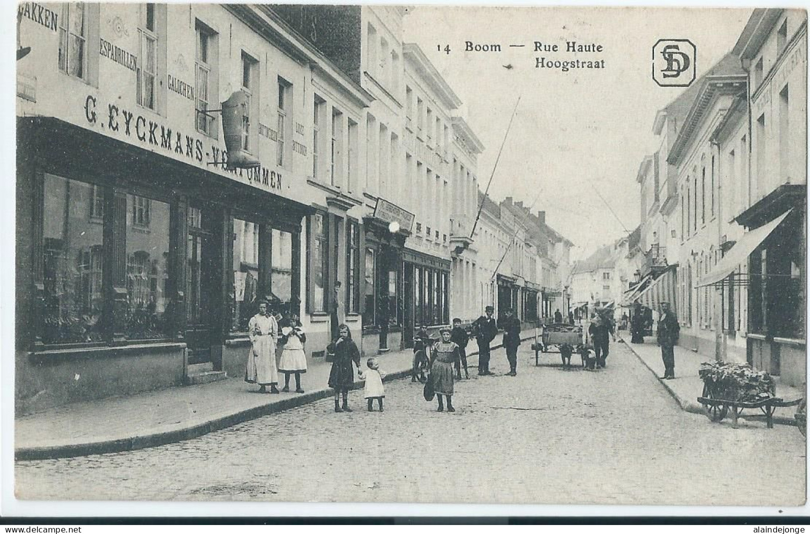 Boom - Rue Haute - Hoogstraat - 1920 - Boom