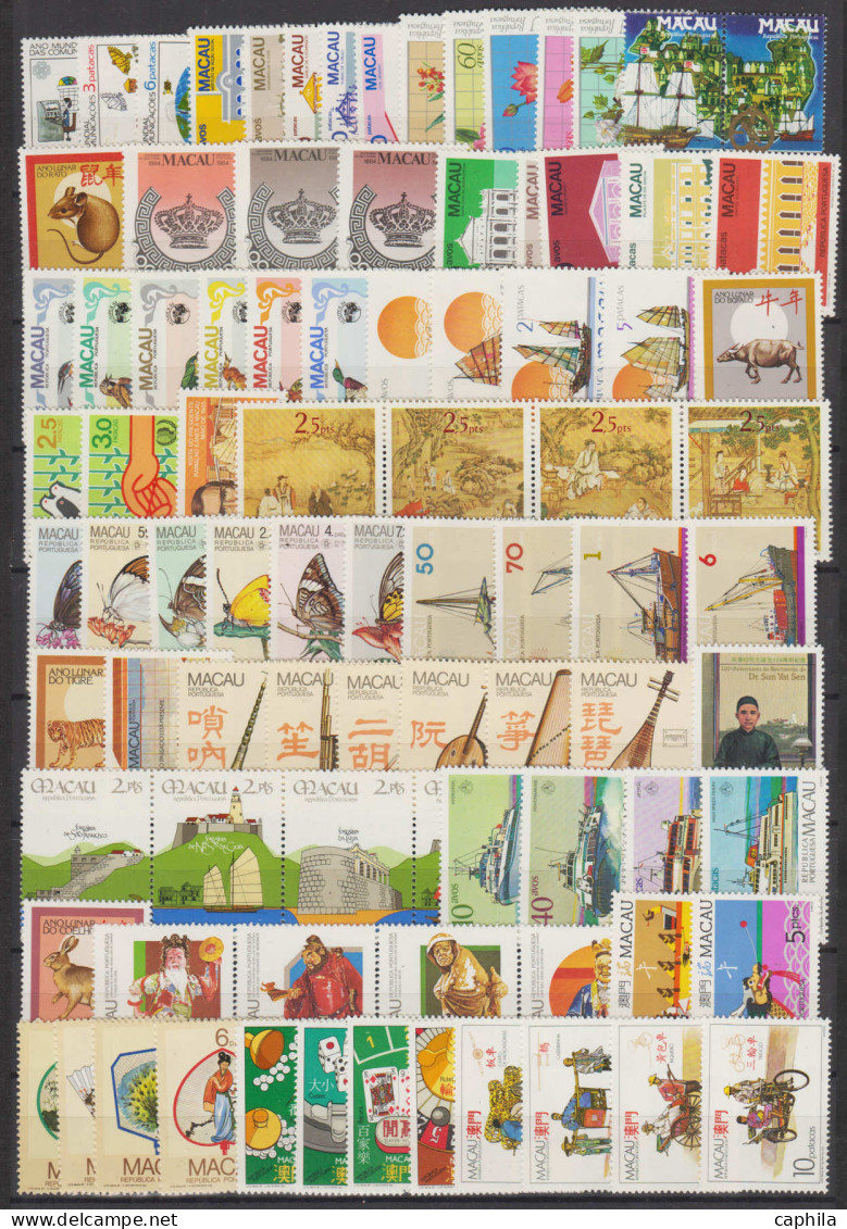 - MACAO, 1983/1988, XX, N° 470/558, Complet, En Pochette - Cote : 614 € - Collections, Lots & Series