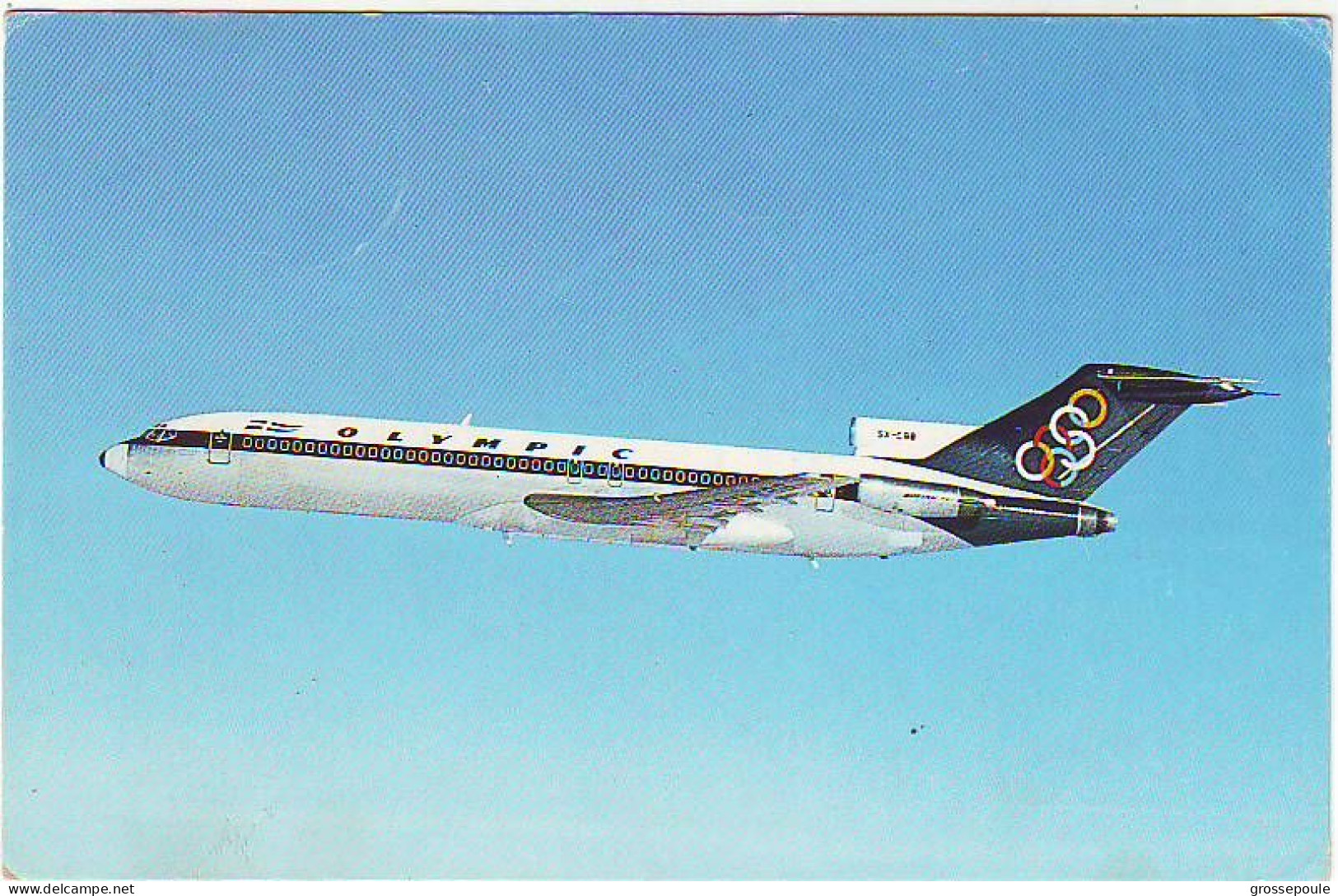 CP AVION EN VOL LUFTHANSA B 727 BOEING - Aviation - Nuages - OLYMPIC AIRWAYS - 1946-....: Ere Moderne