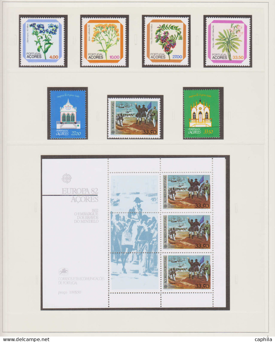 - PORTUGAL ACORES, 1980/1997, XX, N° 323/456 + BF 1/14 + 16, En Album Lindner - Cote : 560 € - Madeira