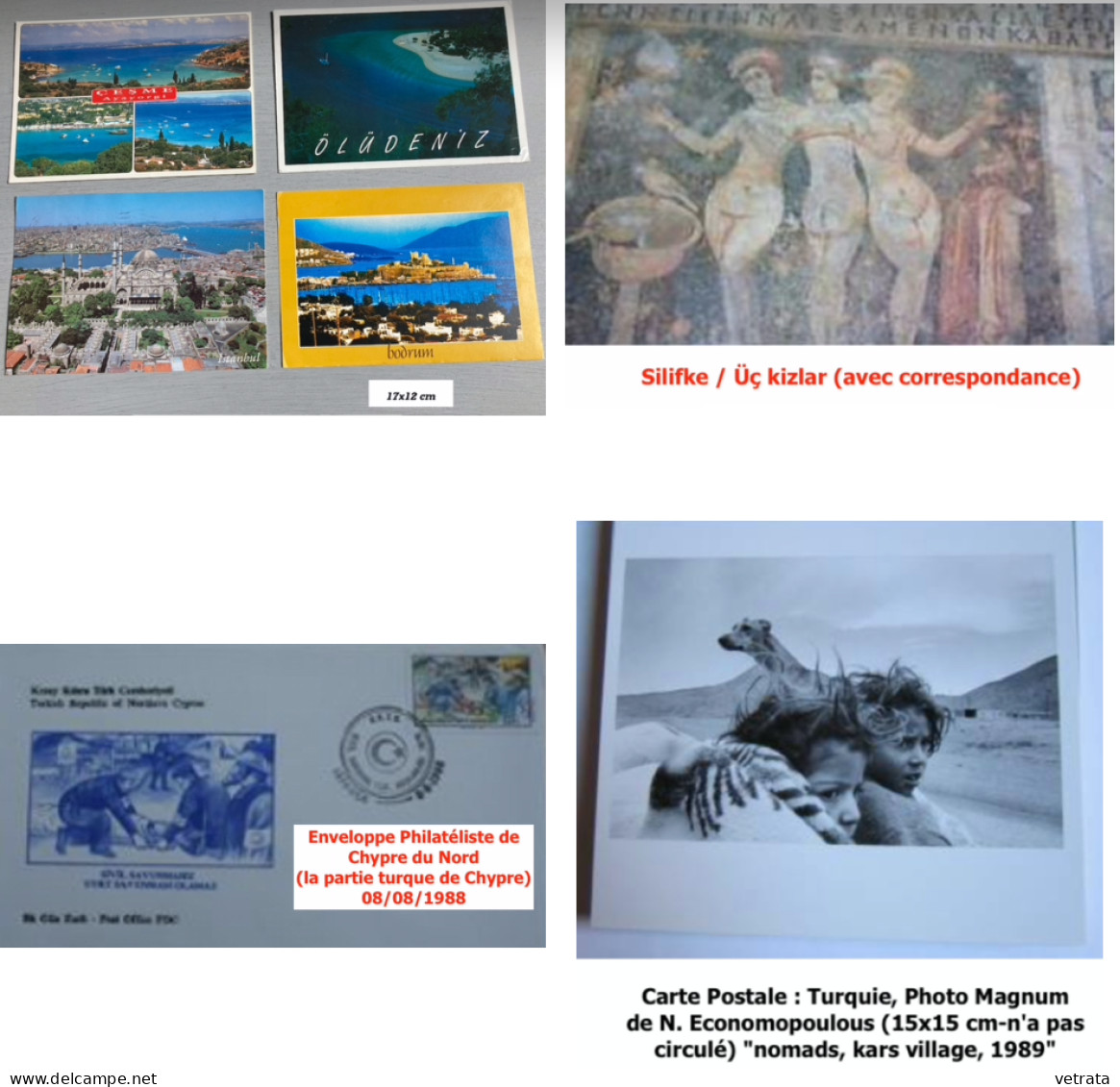 TURQUIE : 2 Revues /1 Guide /7 Cartes Postales/2 Enveloppes/1 Télécarte/3 Billets & 31 Timbres ///   (envoi uniquement p