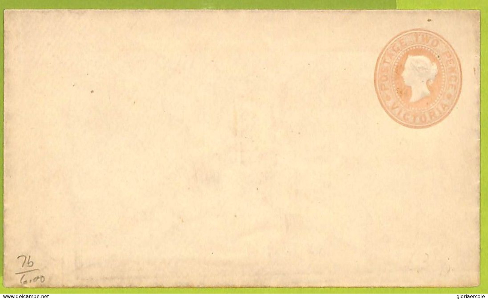 40205 - VICTORIA - Postal History -  STATIONERY COVER Printed To Order EMBOSSING 33 - 2 P - Covers & Documents